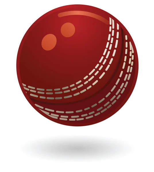 Bola de críquete Ilustração — Vetor de Stock