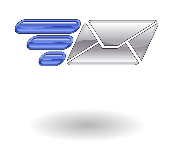 Hızlı e-posta illüstrasyon — Stok Vektör