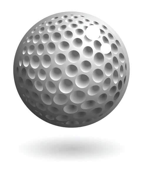 Golfball Illustration — Stock vektor