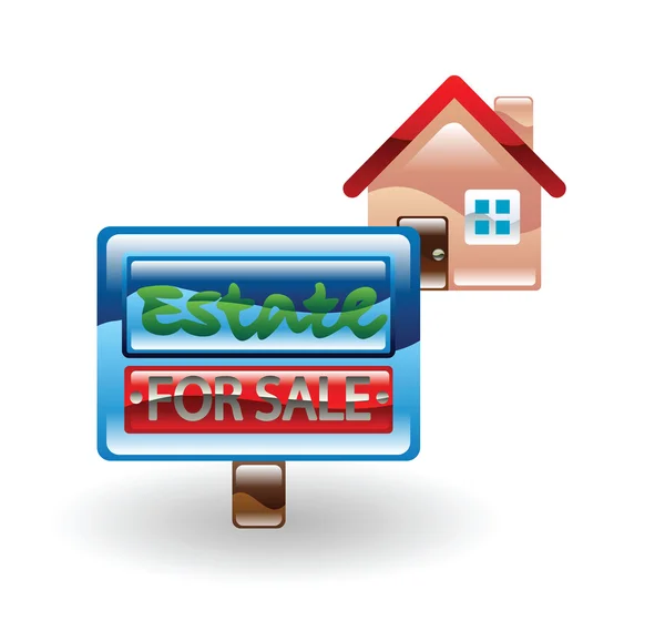 House fo sale — Stock Vector
