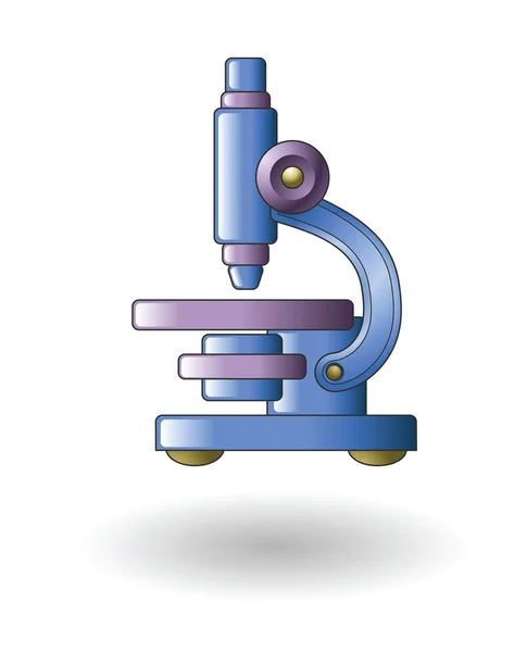 Mikroskop ilustrace — Stockový vektor