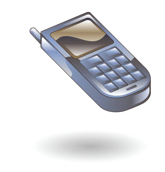 Ilustración del teléfono móvil — Vector de stock