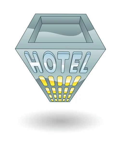 Hotel ilustrace — Stockový vektor