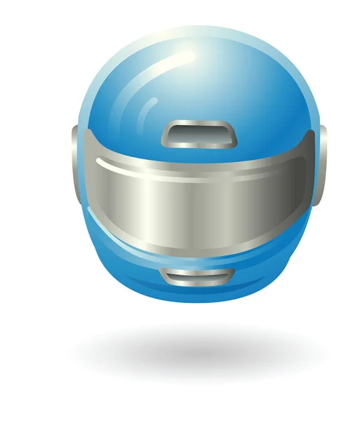 Motorfiets helm illustratie — Stockvector