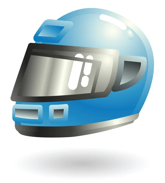 Motocyklové helmě ilustrace — Stockový vektor