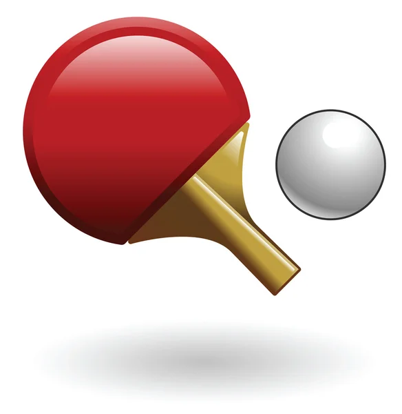 Illustrazione ping pong — Vettoriale Stock