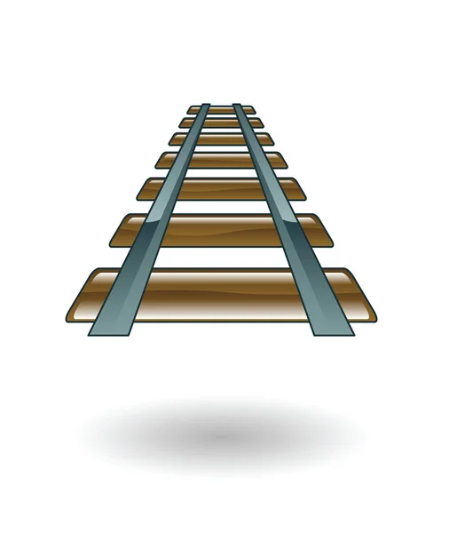 Demiryolu illüstrasyon — Stok Vektör