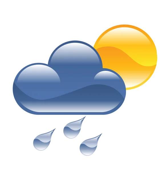 Illustration de pluie — Image vectorielle