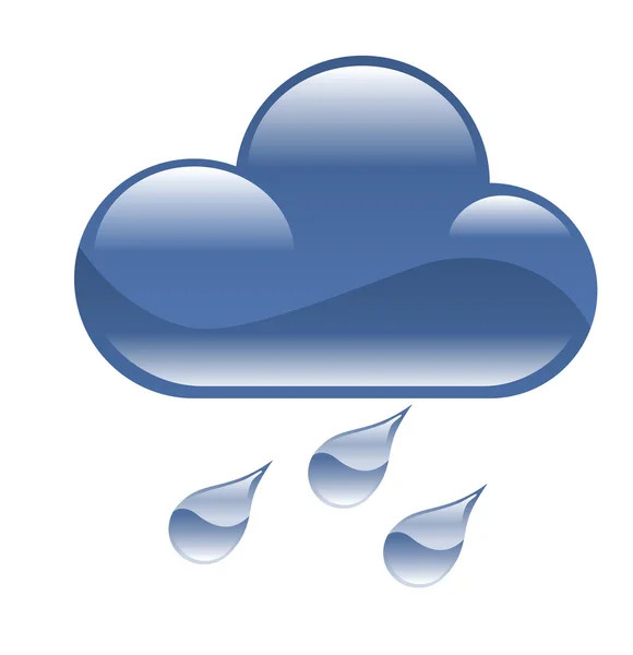 Illustration de pluie — Image vectorielle