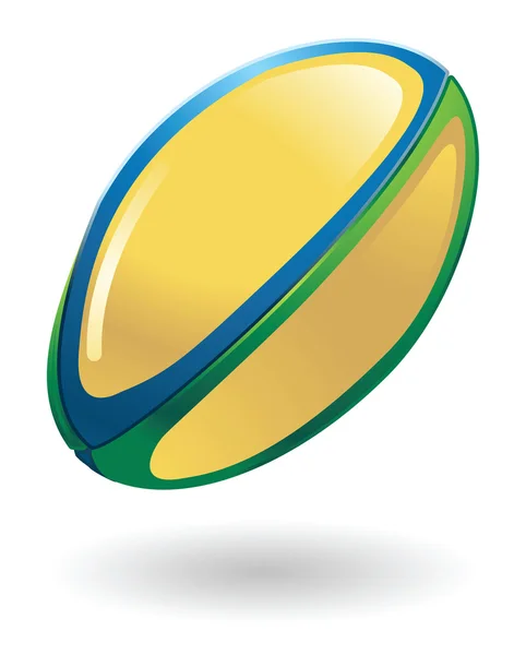 Ilustración de rugby — Vector de stock