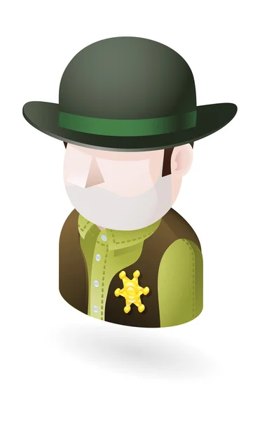 Sheriff illustration — Stock Vector