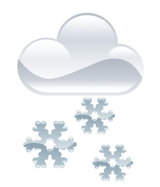 Ilustración de nieve — Vector de stock
