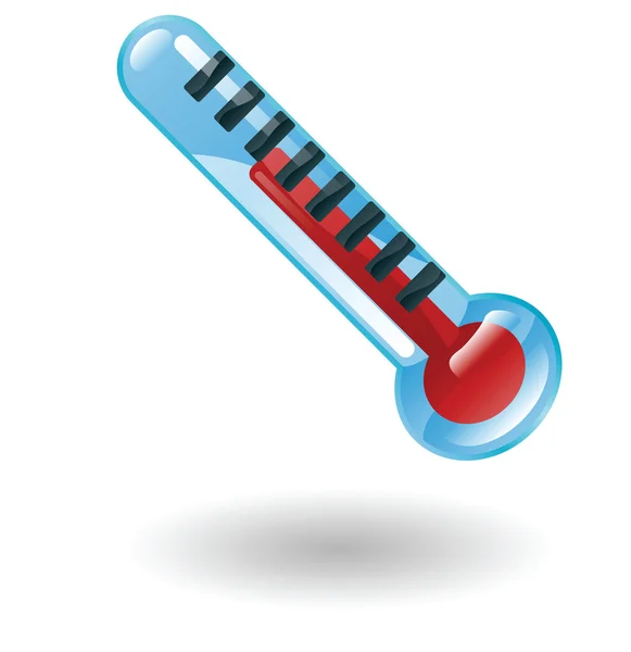 Thermometer-Abbildung — Stockvektor
