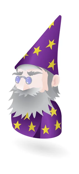 Wizard Afbeelding — Stockvector