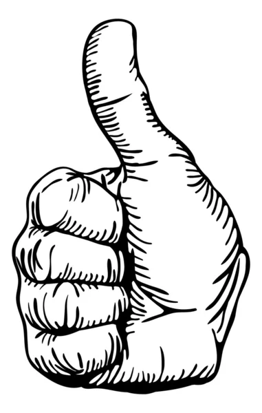 Thumbs-up — Stockvector