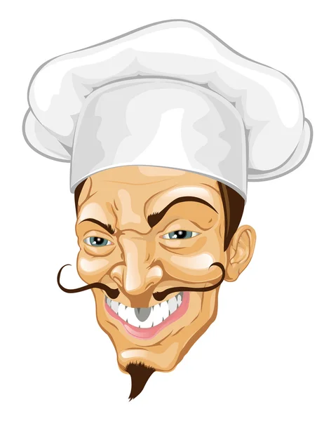 Illustrazione chef cartone animato — Vettoriale Stock
