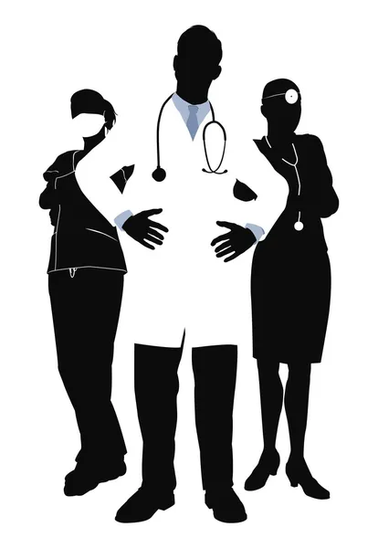 Медичні команди ілюстрація — стоковий вектор