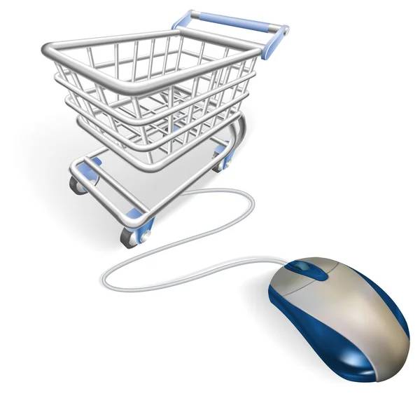 Conceito de compras online na internet —  Vetores de Stock