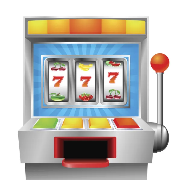 Slot fruit machine — Stock Vector
