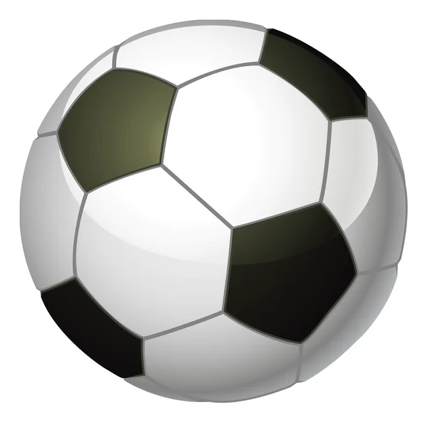 Futebol bola ilustração — Vetor de Stock