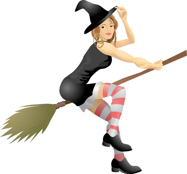 Sexy Witch — Stock Vector