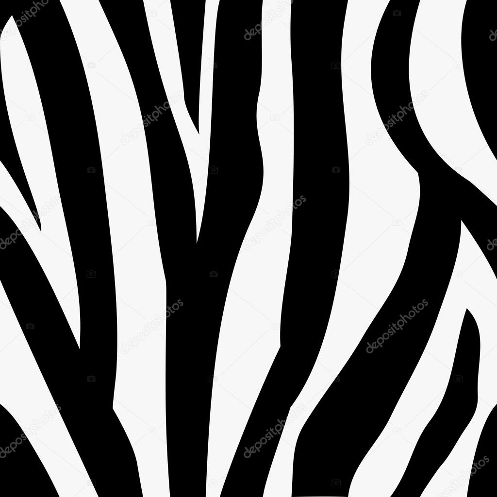 Seamless tiling zebra animal print pattern