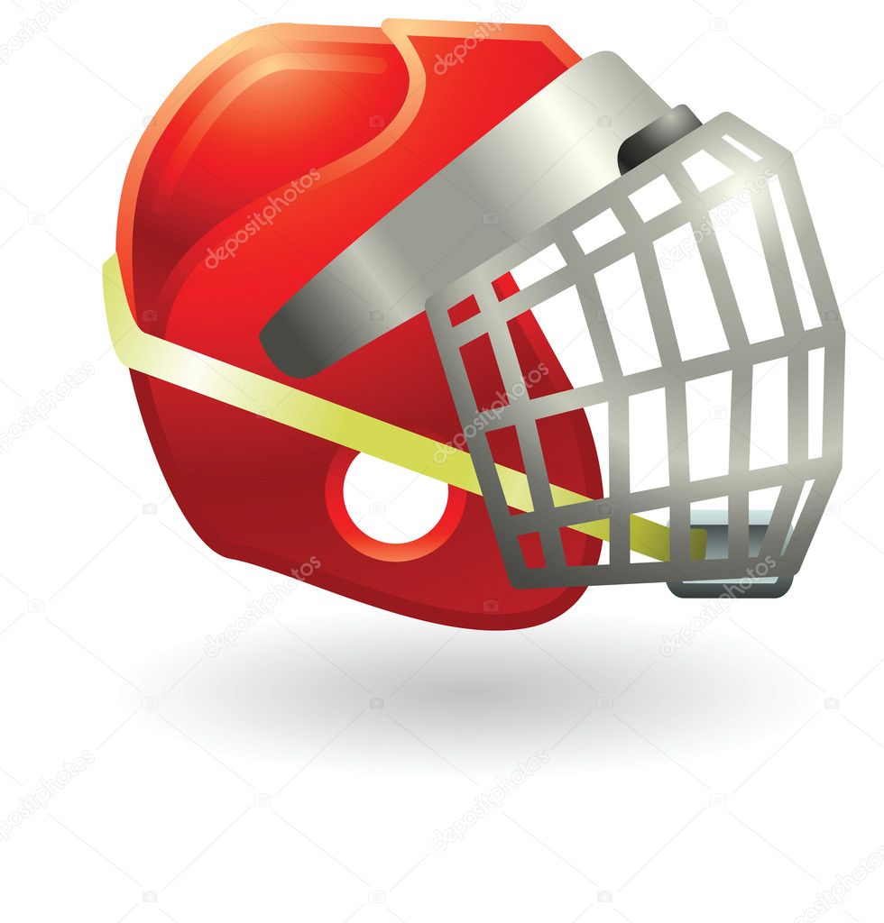 Hockey mask helmet — Stock Vector © Krisdog #6577809