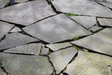 Flag Stone Pattern As Pavement clipart