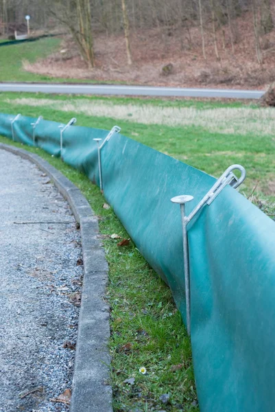 Toad Fence For Amphibean Protection — Stock Photo, Image