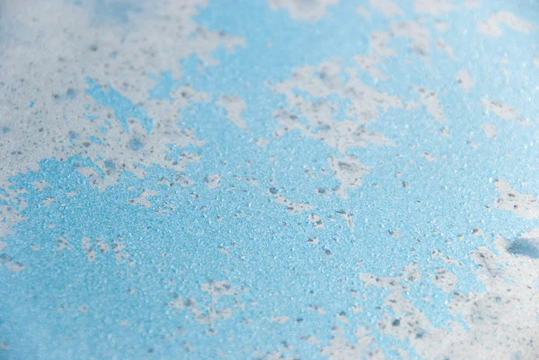 Текстура старой металлической поверхности с синей краской — стоковое фото