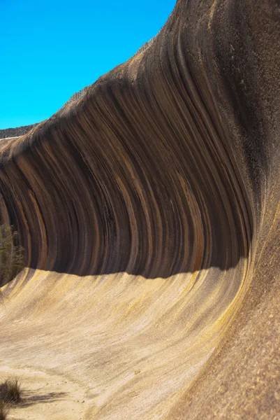 Formazione Wave Rock vicino a Hayden, Australia — Foto Stock