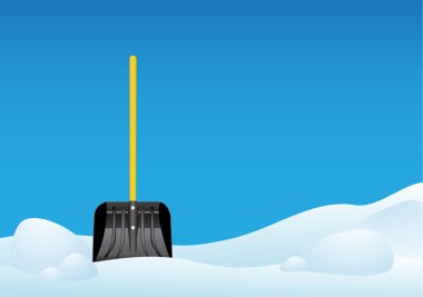 Snow shovel clipart