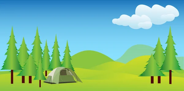 Camping — Stock Vector © kovacevic #5878384