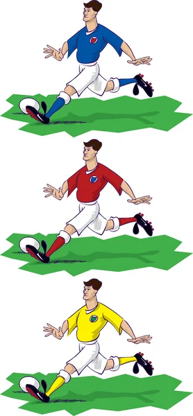 Footballeur — Image vectorielle