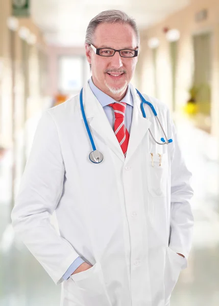 Senior doctor portrait — Stock Photo, Image