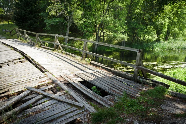 stock image Old vintage bridge in the national park