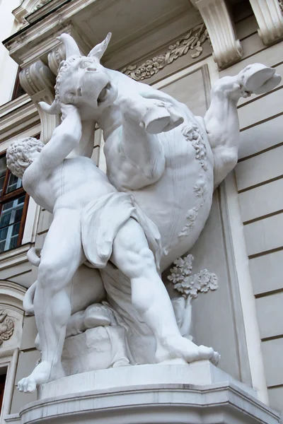 God fighting bull — Stock Photo, Image