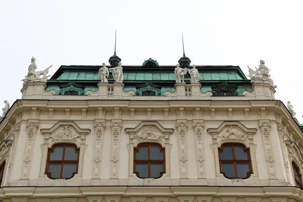 Tyłu zamek belvedere — Zdjęcie stockowe