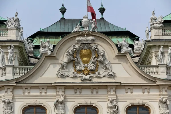 Kale belvedere, sağ kanat — Stok fotoğraf