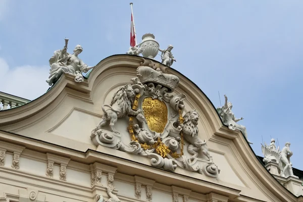 Знаки различия замка Бельведере — стоковое фото