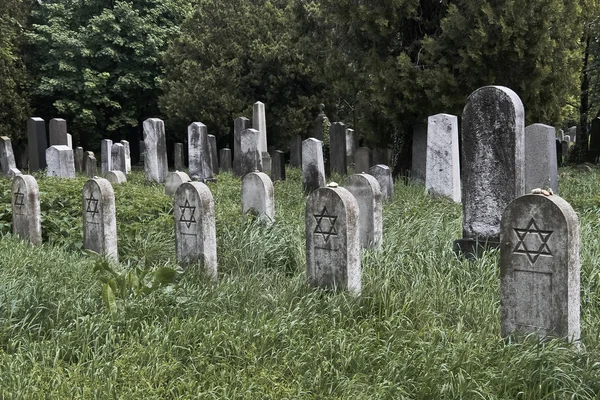 Látogatott zsidó névtelen graves — Stock Fotó