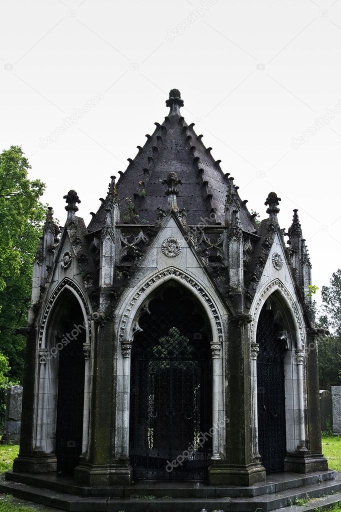 Decayed mausoleum