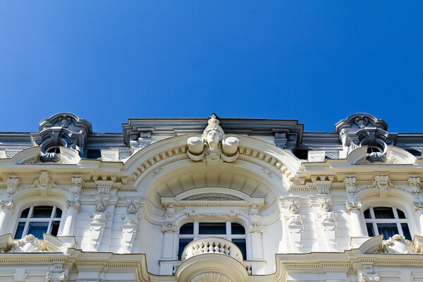 A detail of an old house in Vienna