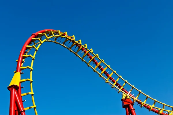 Roller coaster kromme — Stockfoto
