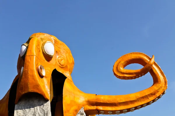 Oranžový chobotnice ride — Stock fotografie