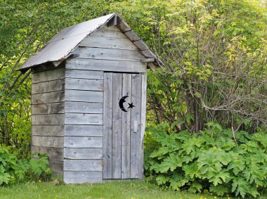 Alaskan outhouse clipart