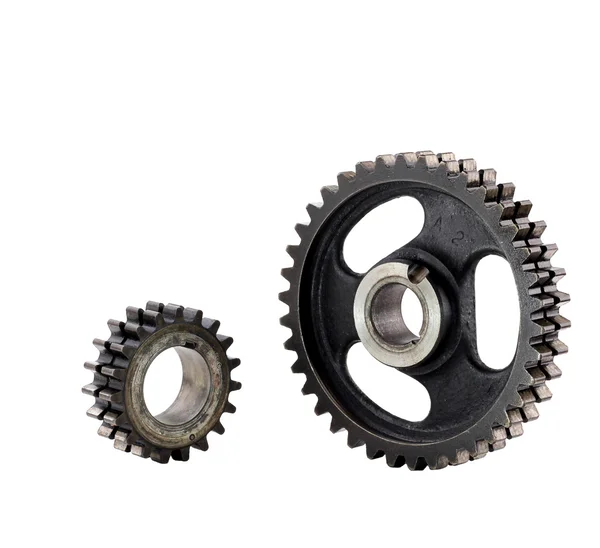 stock image Large gears, isolated