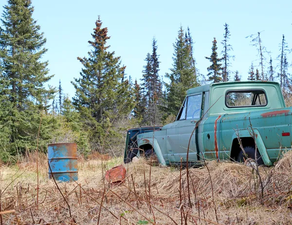 Spazzatura rurale dell'Alaska — Foto Stock