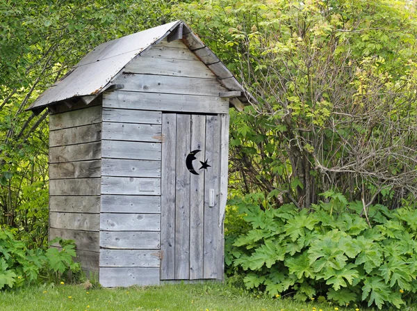 Alaskan outhouse — Stock Photo, Image