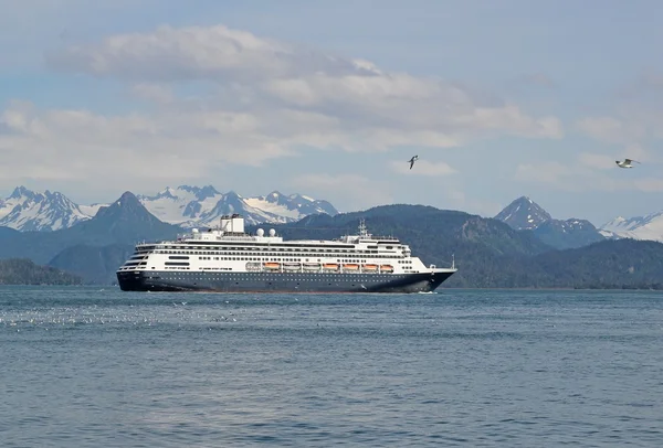 Navio de cruzeiro do Alasca — Fotografia de Stock